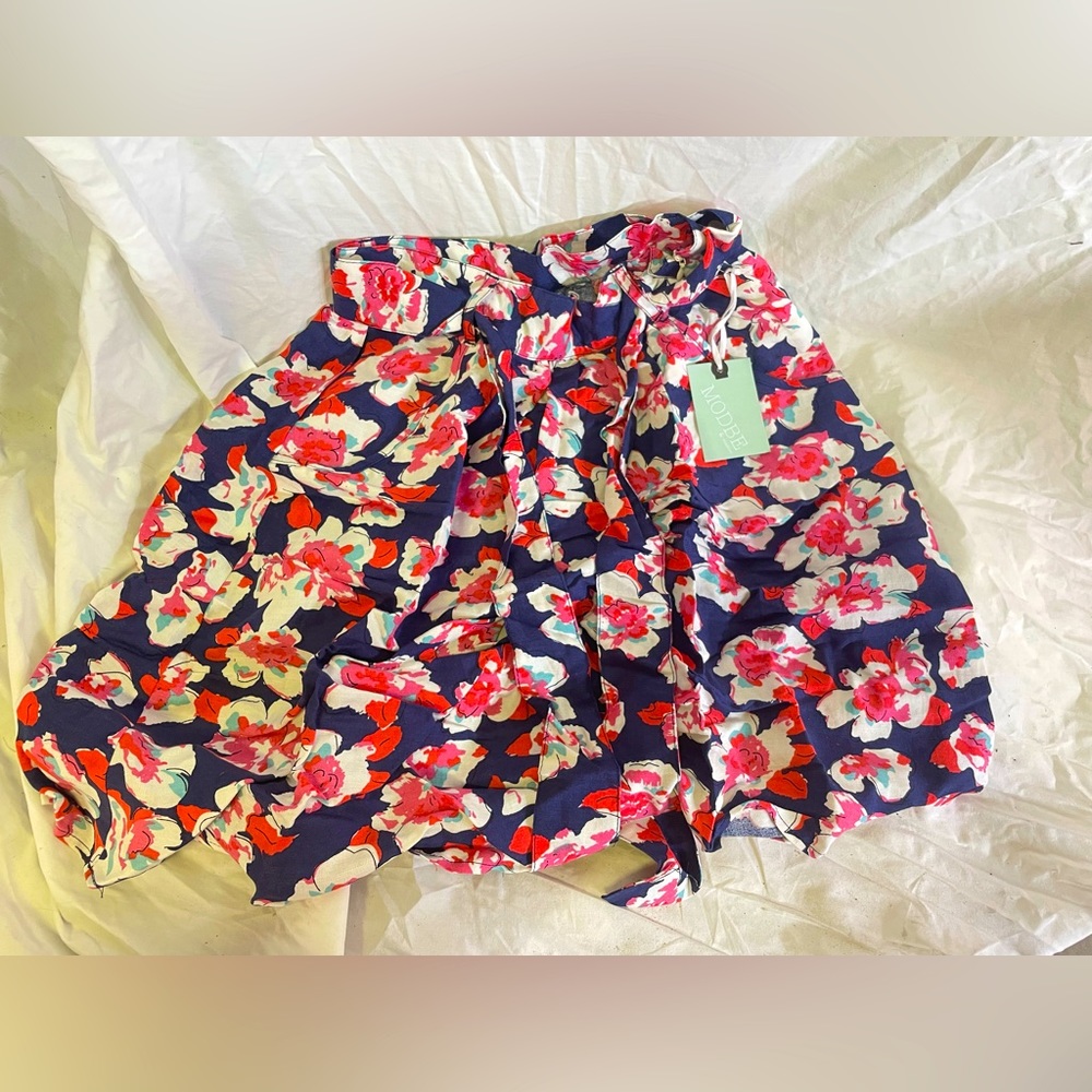 Modbe skirt with floral print